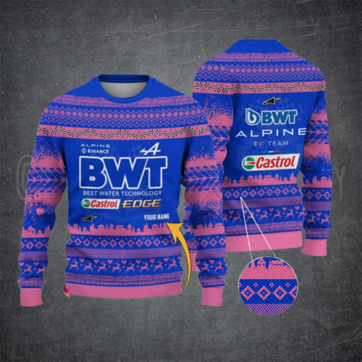 Alpine F1 Team PURS1101 ugly sweater