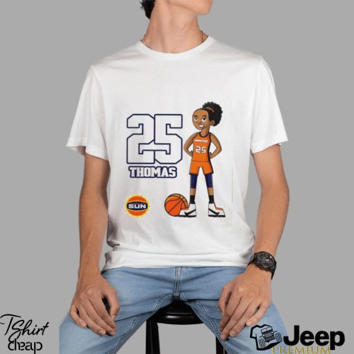 Alyssa Thomas Connecticut Sun 25 cartoon shirt