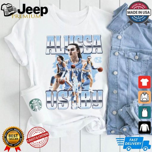 Alyssa Ustby UNC NCAA Women’s Basketball Player Collage shirt