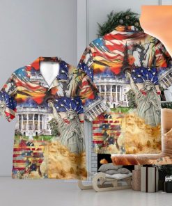 America Historical Proud 4th July Independence Day 3D Hawaiian Shirt Holiday Gift