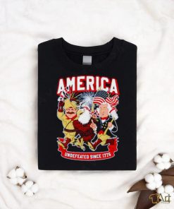 America Undefeated Since 1776 Eagles 4th of July shirt