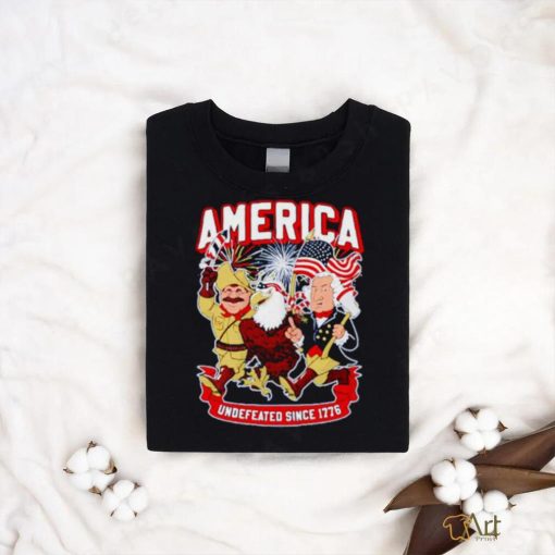 America Undefeated Since 1776 Eagles 4th of July shirt