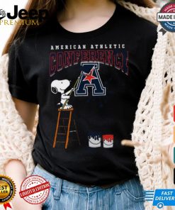 American Athletic Conference Snoopy Painting Shirt