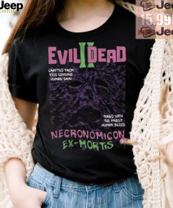 American Classics Evil Dead II Movie T Shirt Ex Mortis Men's Short Sleeve T Shirts 80s Horror Film Graphic Tees