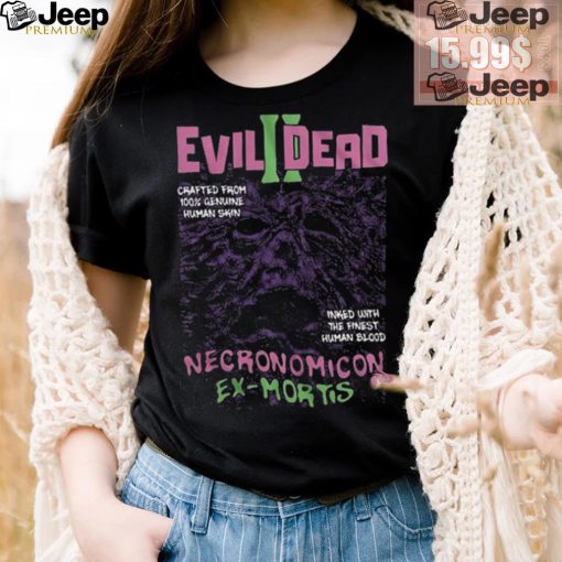 American Classics Evil Dead II Movie T Shirt Ex Mortis Men’s Short Sleeve T Shirts 80s Horror Film Graphic Tees