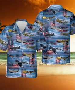 American Fighters of World War II Hawaiian Shirt For Beach Fans