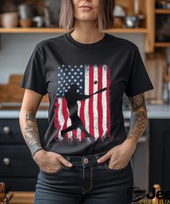 American Flag Baseball Team Gift for Men Boys Girls Women T Shirt