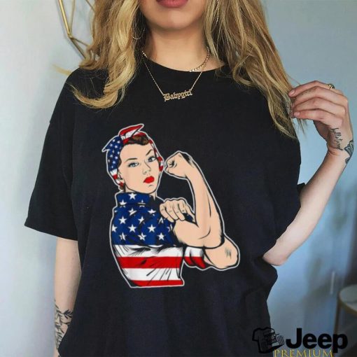 American Flag Feminist 4th of July Shirt