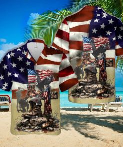 American Flag Memorial Day Hawaiian Shirt