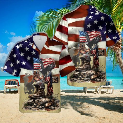 American Flag Memorial Day Hawaiian Shirt