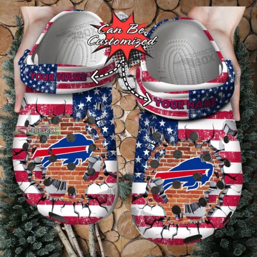 American Football Buffalo Bills Pride Crocs