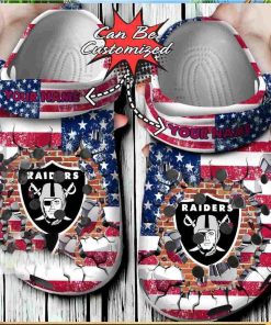 American Football Las Vegas Raiders Crocs Clogs Gift