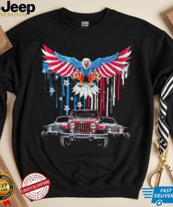 American Jeep Eag;e flag 4th of July 2024 shirt