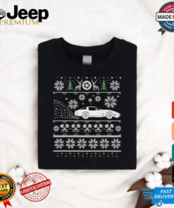 American Muscle Car Lovers Ugly Christmas Shirt