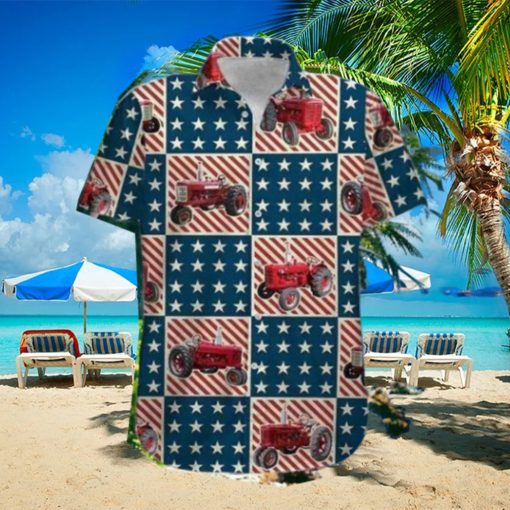 American Tractor 4th Of July Hawaiian Shirt Impressive Gift