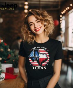 American flag Greg Abbott Stand With Texas t shirt