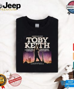 American icon Toby Keith a charity benefit show shirt