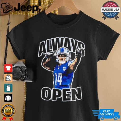 Amon Ra St. Brown Always Open Detroit Lions shirt