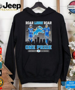 Amon Ra St. Brown And Jared Goff Roar Lions Roar One Pride Shirt