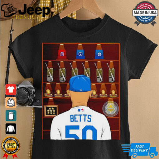 An impressive resume for Mookie Betts Los Angeles Dodgers 2024 World Series Champions shirt