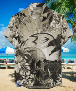 Anaheim Ducks NHL Hawaiian Shirt Tropical Skull Design For Men Women