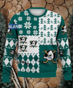 Anaheim Ducks Ugly Sweater Christmas