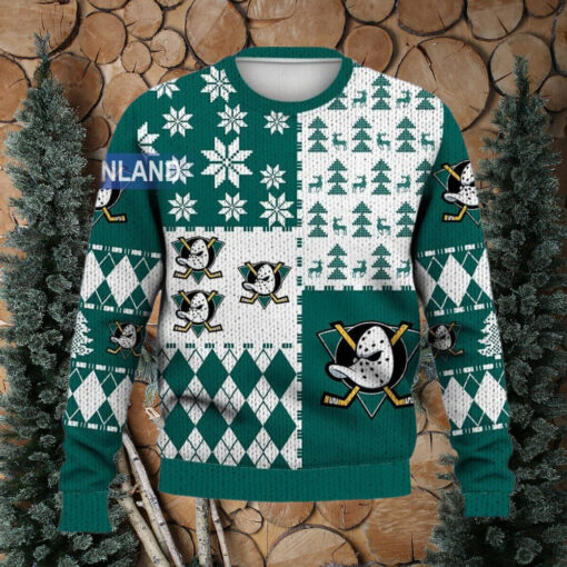 Anaheim Ducks Ugly Sweater Christmas