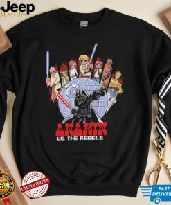 Anakin vs The Rebels Star Wars style of Scott Pilgrim vs The World shirt