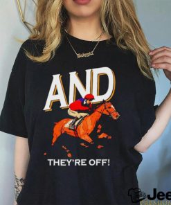 And they’re off Kentucky derby horse racing shirt