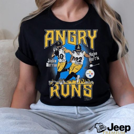 Angry Runs Steelers Warren And Harris t shirt