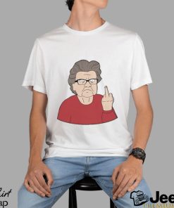 Angry grandma middle finger T shirt