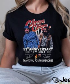 Anniversary 1971–2024 Thank You For The Memories Signature T Shirt