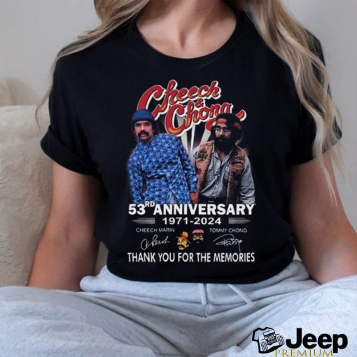 Anniversary 1971–2024 Thank You For The Memories Signature T Shirt