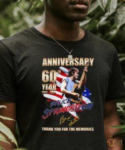 Anniversary 60th Year 1964 2024 Bruce Springsteen Thank You For The Memories T Shirt