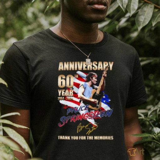 Anniversary 60th Year 1964 2024 Bruce Springsteen Thank You For The Memories T Shirt