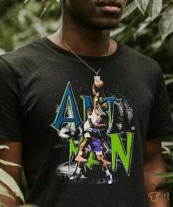 Anthony Edwards ANT MAN Dunk over John Collins Minnesota Basketball shirt