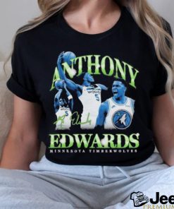 Anthony Edwards Minnesota Timberwolves Retro ’90s Signature Shirt