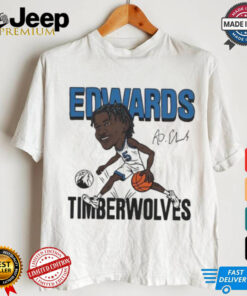 Anthony Edwards Minnesota Timberwolves signature vintage shirt