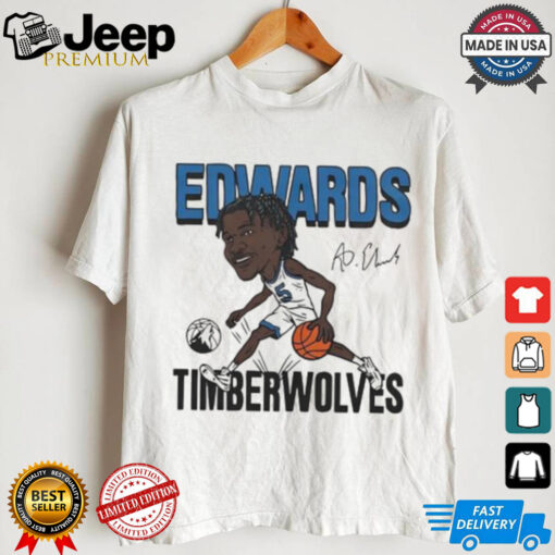 Anthony Edwards Minnesota Timberwolves signature vintage shirt