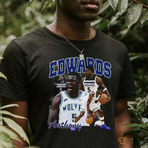 Anthony Edwards Timberwolves Highlights Graphic T shirt