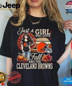 AnyConv.com__Just A Girl who loves fall and the Cleveland Browns 2024 shirt