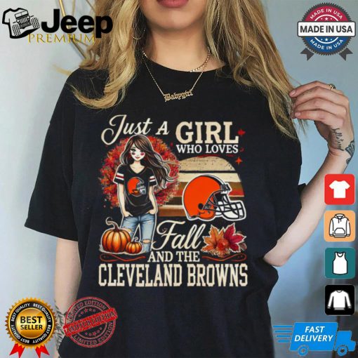 AnyConv.com__Just A Girl who loves fall and the Cleveland Browns 2024 shirt