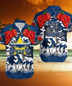 Anzac Day Cowboys Army Style No.1 Trendy Hawaiian Shirt