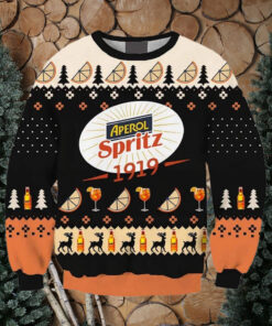 Aperol Spritz 1919 Ugly Christmas Sweater