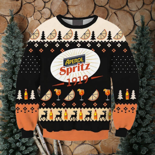 Aperol Spritz 1919 Ugly Christmas Sweater