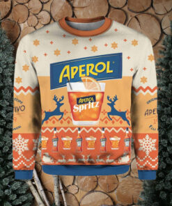 Aperol Spritz Orange Ugly Christmas Sweater