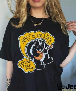 Apes Of The State Defend Folk Punk T Shirt