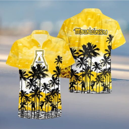 Appalachian State Mountaineers Palms Tree Hawaiian Shirt