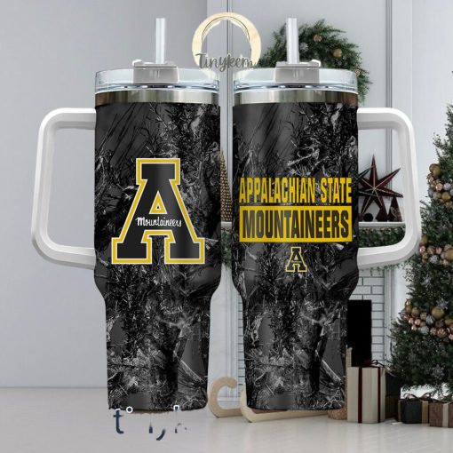 Appalachian State Mountaineers Realtree Hunting 40oz Tumbler