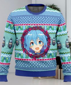 Aqua KonoSuba Ugly Christmas Sweater